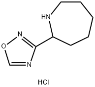 2-(1,2,4-oxadiazol-3-yl)azepane hydrochloride Structure