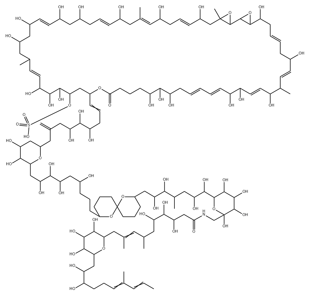 zooxanthellatoxin A,146240-37-1,结构式