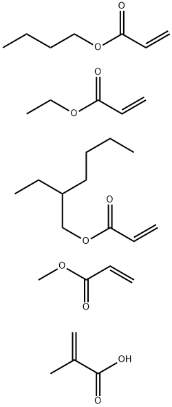 146284-53-9 2-Propenoic acid, 2-methyl-, polymer with butyl 2-propenoate, 2-ethylhexyl 2-propenoate, ethyl 2-propenoate and methyl 2-propenoate