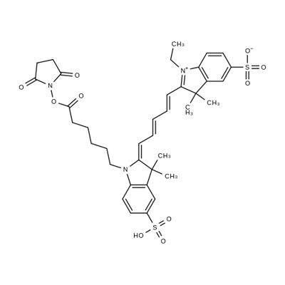 CY5 NHS ESTER Structure