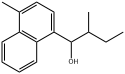 4-Methyl-α-(1-methylpropyl)-1-naphthalenemethanol Structure