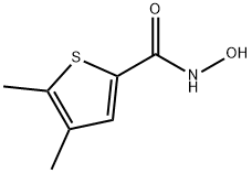 N-Hydroxy-4,5-dimethyl-2-thiophenecarboxamide 结构式