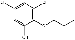 3,5-Dichloro-2-propoxyphenol Struktur