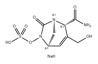 Sulfuric acid, mono [(1 R,2S,5R)-2-(aminoca rbonyl)-3-(hydroxymethyl)-7-oxo-1 ,6-diazab icyclo[3.2.1 ]oct-3-en-6-yl] ester, sodium salt (1 :1 ) Structure