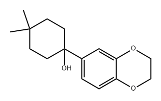 1-(2,3-dihydrobenzo[b][1,4]dioxin-6-yl)-4,4-dimethylcyclohexanol Structure