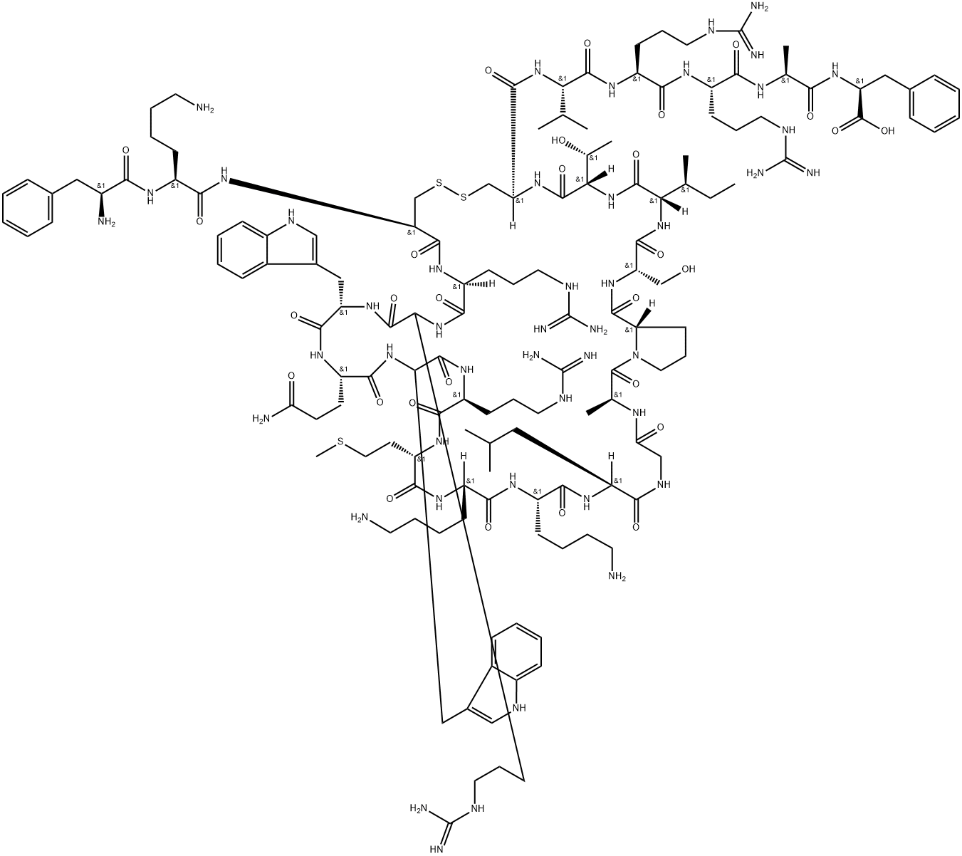 ラクトフェリン 化学構造式