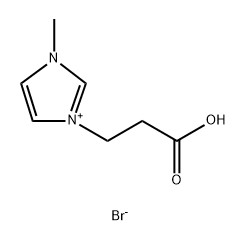 1-羧乙基-3- 甲基咪唑溴盐,146900-80-3,结构式