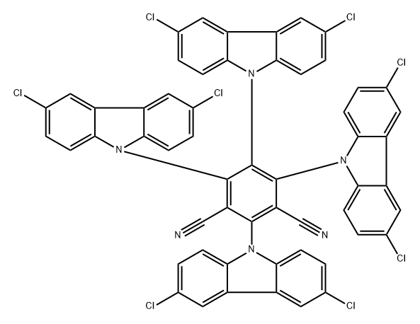 1469703-65-8 2,4,5,6-四(3,6-二氯-9H-咔唑-9-基)间苯二甲腈