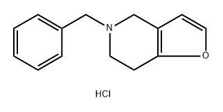 Furo[3,2-c]pyridine, 4,5,6,7-tetrahydro-5-(phenylmethyl)-, hydrochloride (1:1),1471993-10-8,结构式