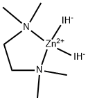 (N,N,N',N'-四甲基乙二胺)二碘化锌(II) 结构式