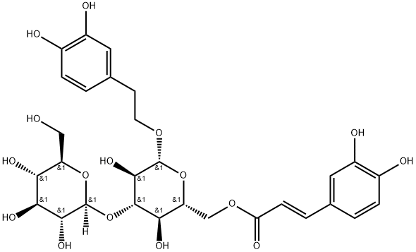 3,4-Dihydroxyphenethyl 3-O-β-D-glucopyranosyl-6-O-(3,4-dihydroxycinnamoyl)-β-D-glucopyranoside