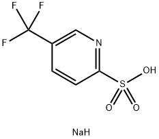 sodium 5-(trifluoromethyl)pyridine-2-sulfonate 结构式