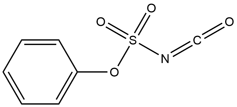 Isocyanatosulfuric acid, phenyl ester 结构式