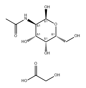 6-O-carboxymethyl-N-acetyl-1,4-polygalactosamine,147790-08-7,结构式