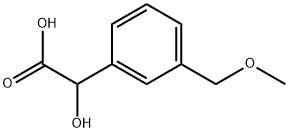 α-Hydroxy-3-(methoxymethyl)benzeneacetic acid Struktur
