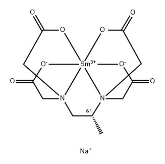 Sodium [(R)-1,2-Diaminopropane-N,N,N',N'-tetraacetato]samarate(III),1478621-22-5,结构式