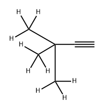 [2H9]-3,3-二甲基-1-丁炔 结构式