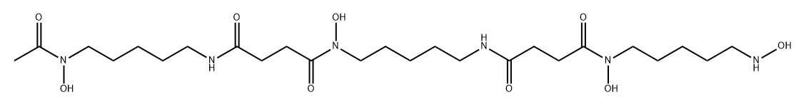 N-hydroxydesferrioxamine B Structure