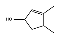 2-Cyclopenten-1-ol, 2,3,4,5-tetramethyl- 化学構造式