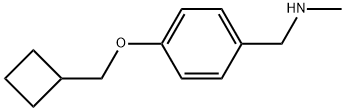 4-(Cyclobutylmethoxy)-N-methylbenzenemethanamine Structure