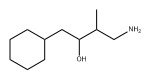 4-氨基-1-环己基-3-甲基丁烷-2-醇 结构式