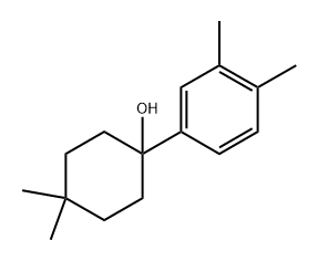 1-(3,4-dimethylphenyl)-4,4-dimethylcyclohexanol Structure