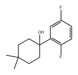 1-(2,5-difluorophenyl)-4,4-dimethylcyclohexanol|