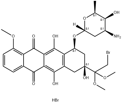 Doxorubicin Imp B HBr salt Structure