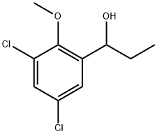 3,5-Dichloro-α-ethyl-2-methoxybenzenemethanol Structure