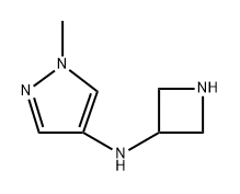 N-(azetidin-3-yl)-1-methyl-pyrazol-4-amine 结构式