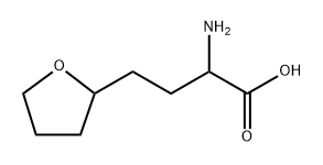 2-氨基-4-(四氢呋喃-2-基)丁酸, 1484250-66-9, 结构式
