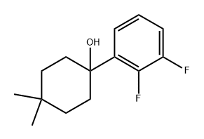 1-(2,3-difluorophenyl)-4,4-dimethylcyclohexanol Structure