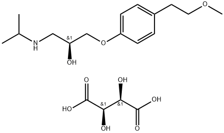 2-Propanol, 1-[4-(2-methoxyethyl)phenoxy]-3-[(1-methylethyl)amino]-, (S)-, [R-(R*,R*)]-2,3-dihydroxybutanedioate (2:1) (salt)|