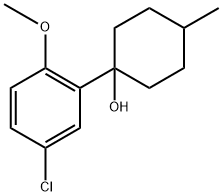 1-(5-chloro-2-methoxyphenyl)-4-methylcyclohexanol Structure