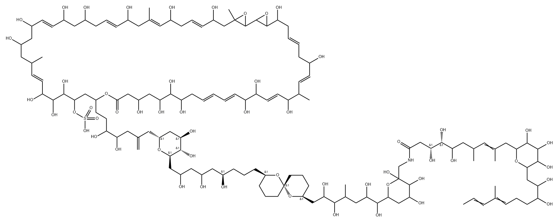 zooxanthellatoxin B,148619-55-0,结构式