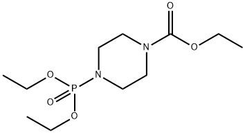 Ethyl 4-(diethoxyphosphoryl)piperazine-1-carboxylate 结构式