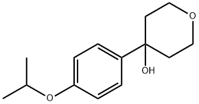 4-(4-isopropoxyphenyl)tetrahydro-2H-pyran-4-ol Structure