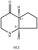 cis-Octahydro-[1]pyrindin-4-one hydrochloride Struktur