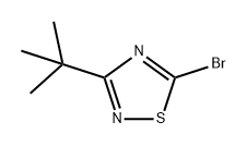 5-溴-3-(叔丁基)-1,2,4-噻二唑 结构式