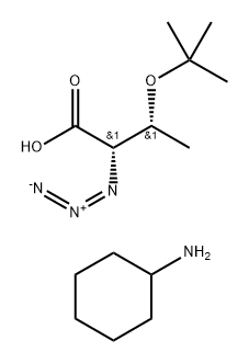 L-azidothreonine tert-butyl ether CHA salt Structure