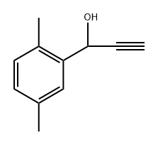 1-(2,5-Dimethylphenyl)prop-2-yn-1-ol 结构式