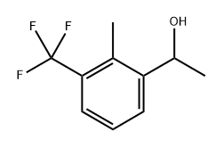 1-(2-Methyl-3-(trifluoromethyl)phenyl)ethanol Struktur