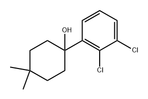 1-(2,3-dichlorophenyl)-4,4-dimethylcyclohexanol,1490093-22-5,结构式