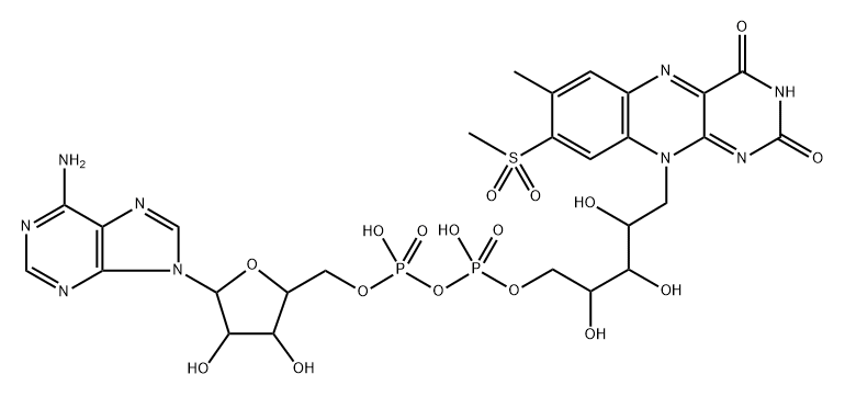 8-(methylsulfonyl)FAD 结构式