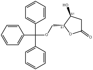 5-O-trityl-2-deoxy-D-erythro-pentono-1,5-lactone Structure