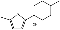 4-methyl-1-(5-methylthiophen-2-yl)cyclohexanol,1492214-33-1,结构式