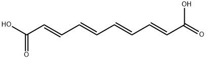 2,4,6,8-Decatetraenedioic acid, (all-E)- 结构式