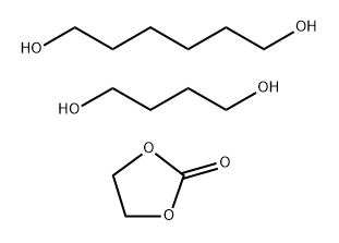 1,3-Dioxolan-2-one polymer with 1,4-butanediol and 1,6-hexanediol 化学構造式