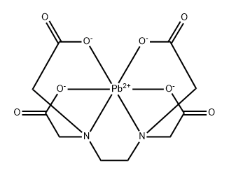 ETHYLENEDIAMINETETRAACETIC ACID 2 NA LEAD SALT 结构式