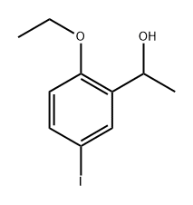 1-(2-Ethoxy-5-iodophenyl)ethanol Structure